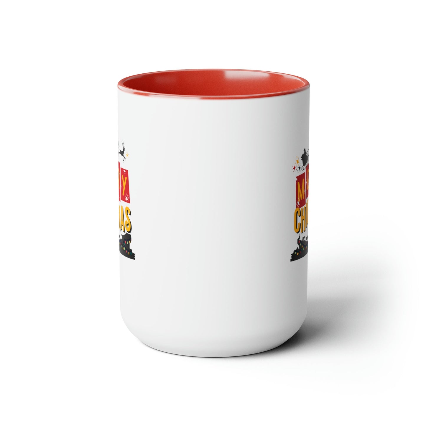 Merry Chiefsmas KC Chiefs Coffee Mug Kansas City Football Fan Christmas Morning Gift Idea