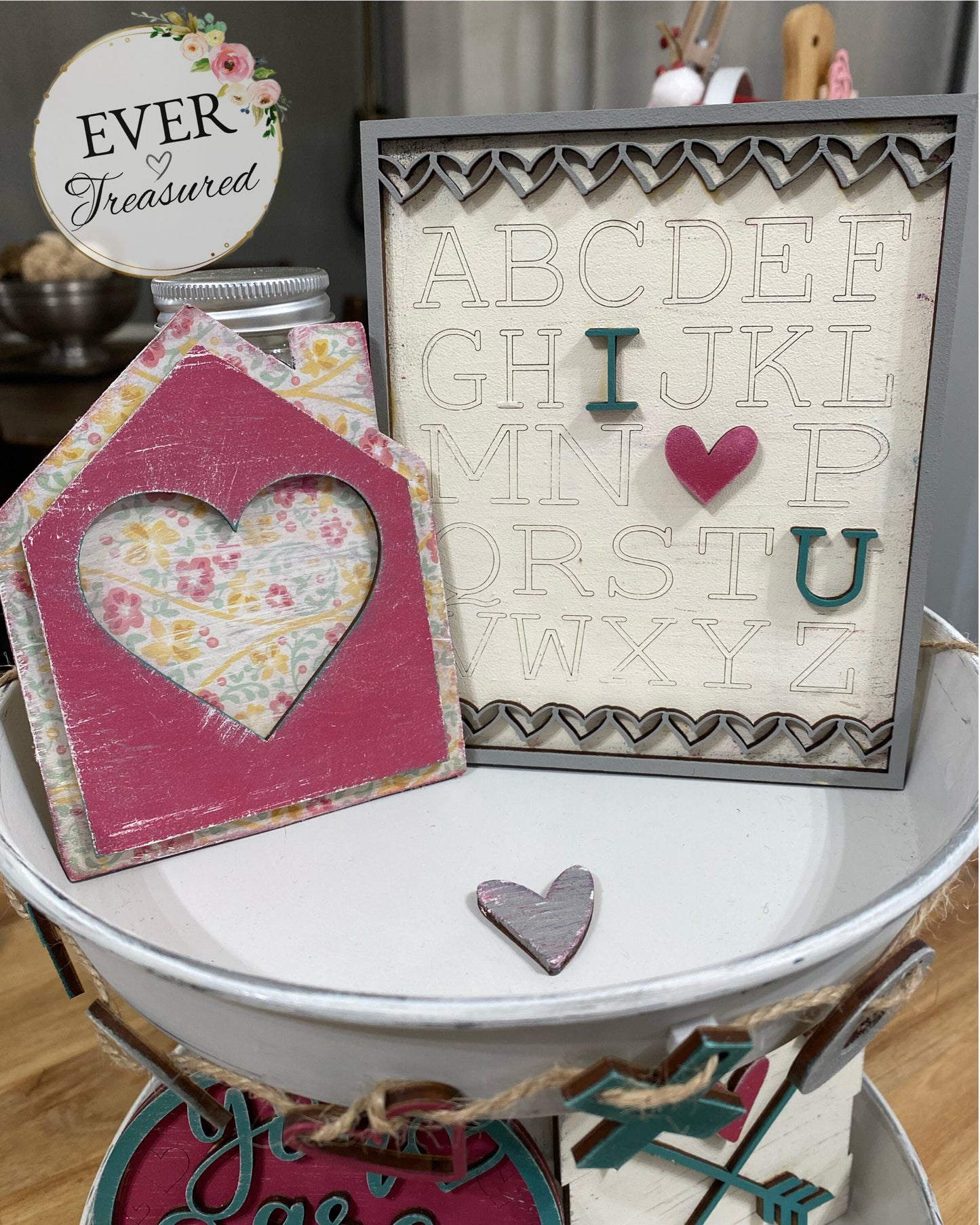 Beloved Tiered Tray Farmhouse Decor