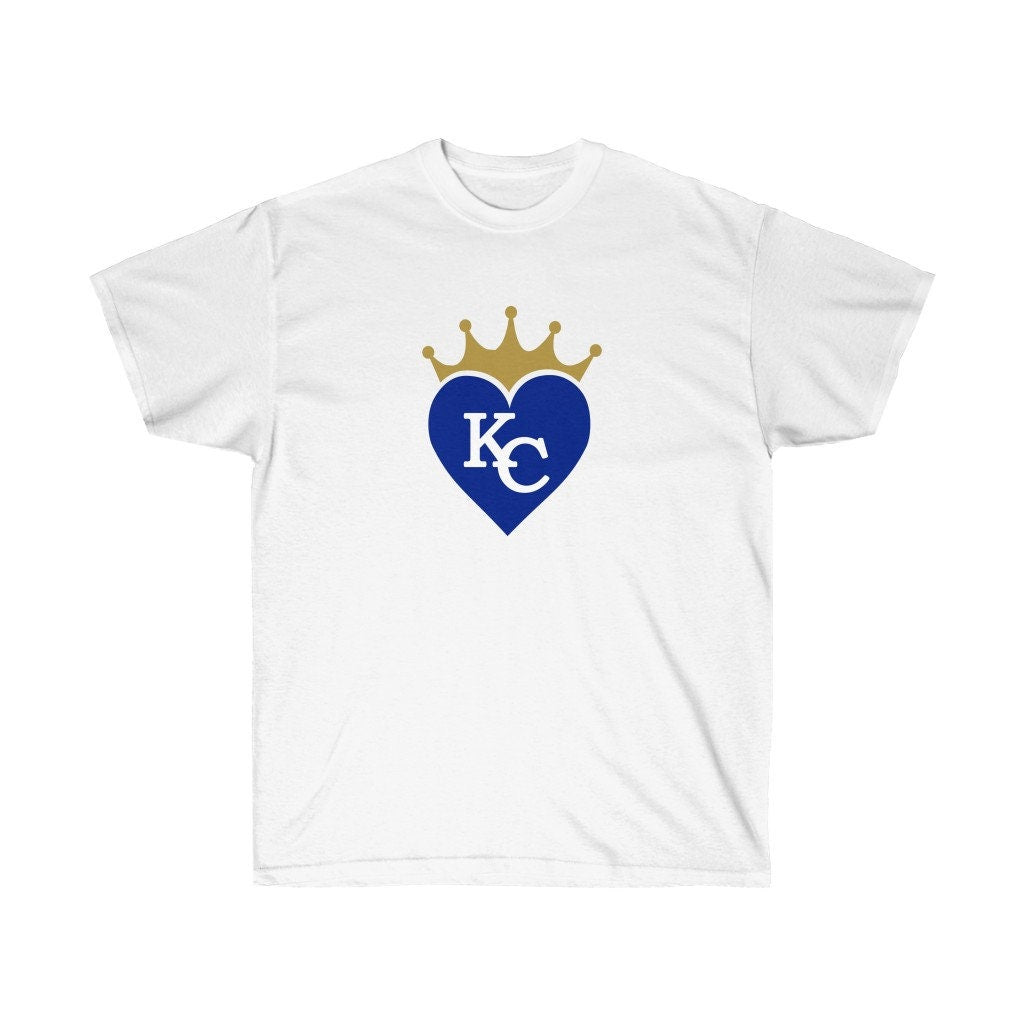Men's KC Royals Crown TShirt Unisex Fit| I Heart Royals | Love Royals Graphic Tee | Forever Royal | KC Pride | Kansas City Tee | Royals Fan