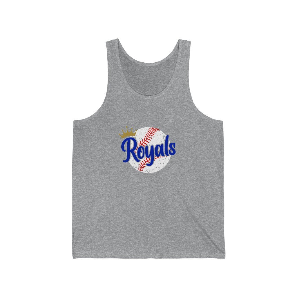 KC Royals Baseball Graphic Tank Top UNISEX Fit | Kansas City Royals Tshirt