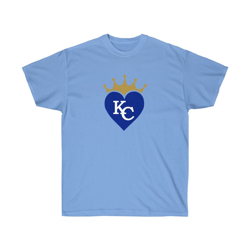 Men's KC Royals Crown TShirt Unisex Fit| I Heart Royals | Love Royals Graphic Tee | Forever Royal | KC Pride | Kansas City Tee | Royals Fan