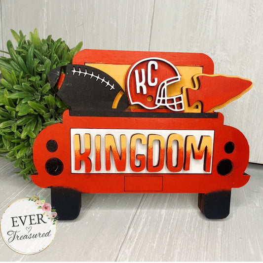 Chiefs Kingdom Truck Tiered Tray Decor