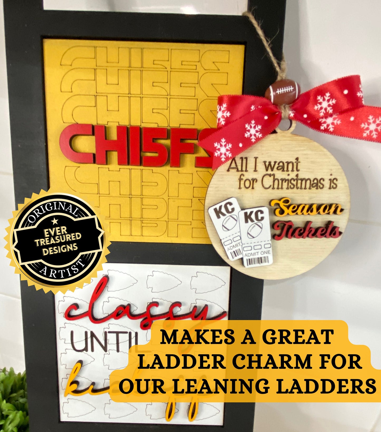 Kansas City Chiefs Ornament Season Tickets