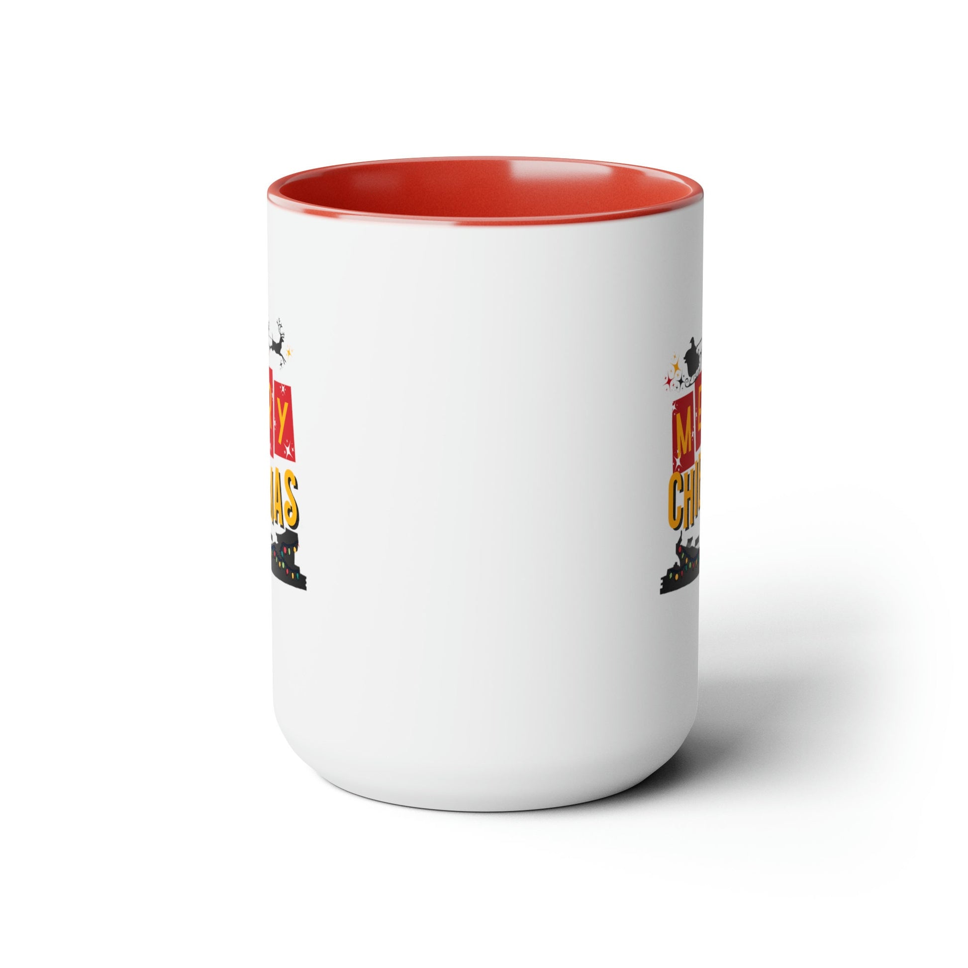 Merry Chiefsmas KC Chiefs Coffee Mug Kansas City Football Fan Christmas Morning Gift Idea