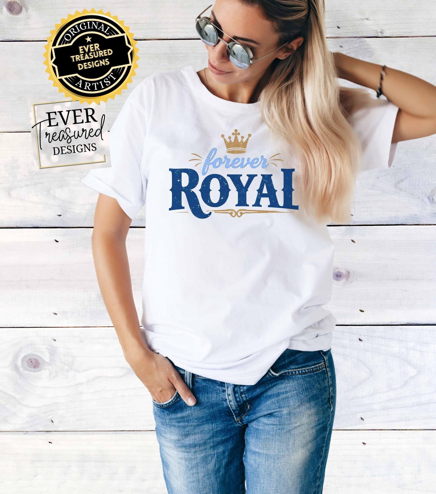 KC Royals Baseball Forever Royal Unisex Tee, Sports Fan Tshirt, Team Pride Shirt, Game Day Apparel, Baseball Fan Gift