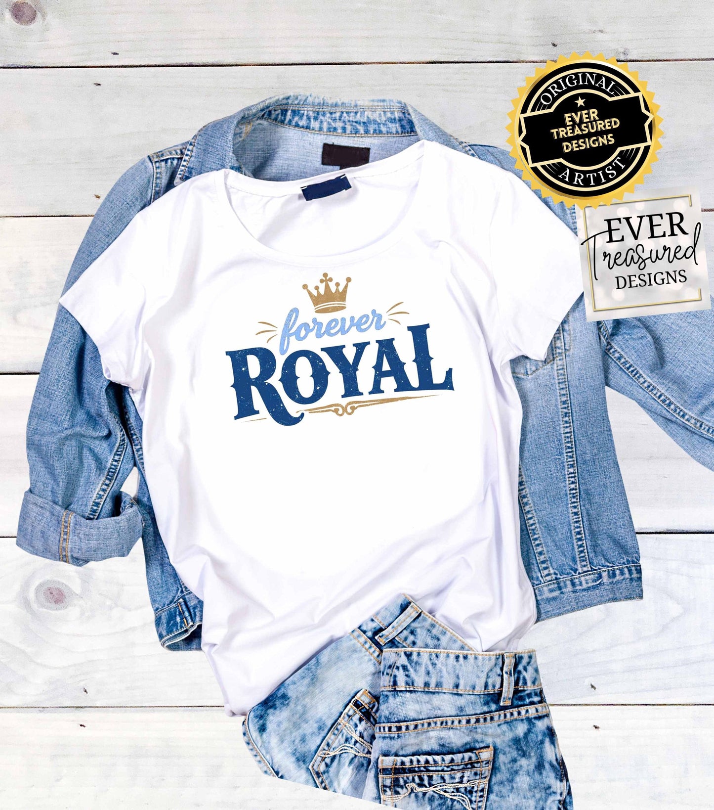 KC Royals Baseball Forever Royal Unisex Tee, Sports Fan Tshirt, Team Pride Shirt, Game Day Apparel, Baseball Fan Gift