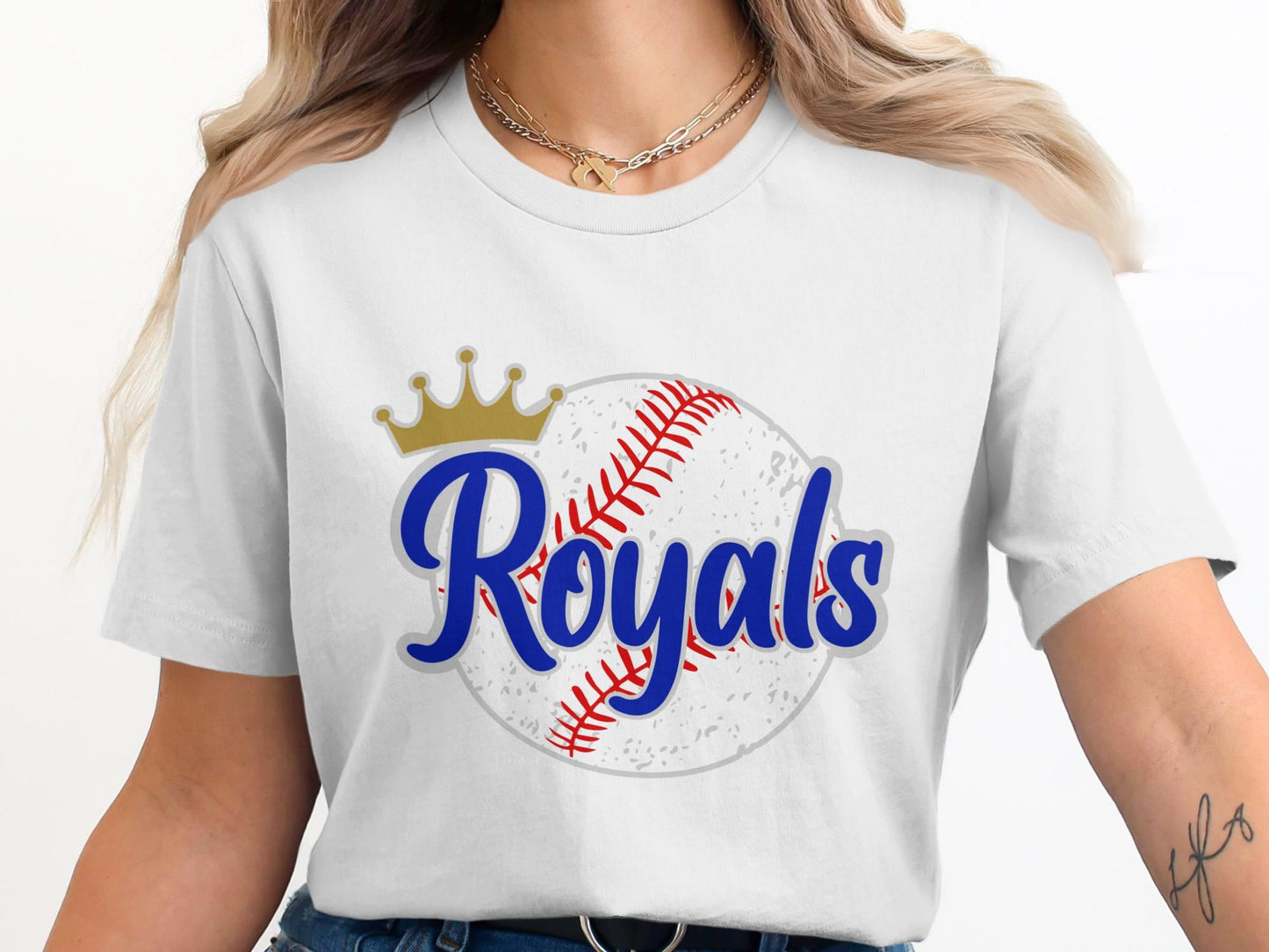 Royals Baseball T Shirt, Sports Fan Gift, Crown Baseball Graphic Tee, Baseball Team Shirt, Game Day Apparel, Baseball Lover Shirt