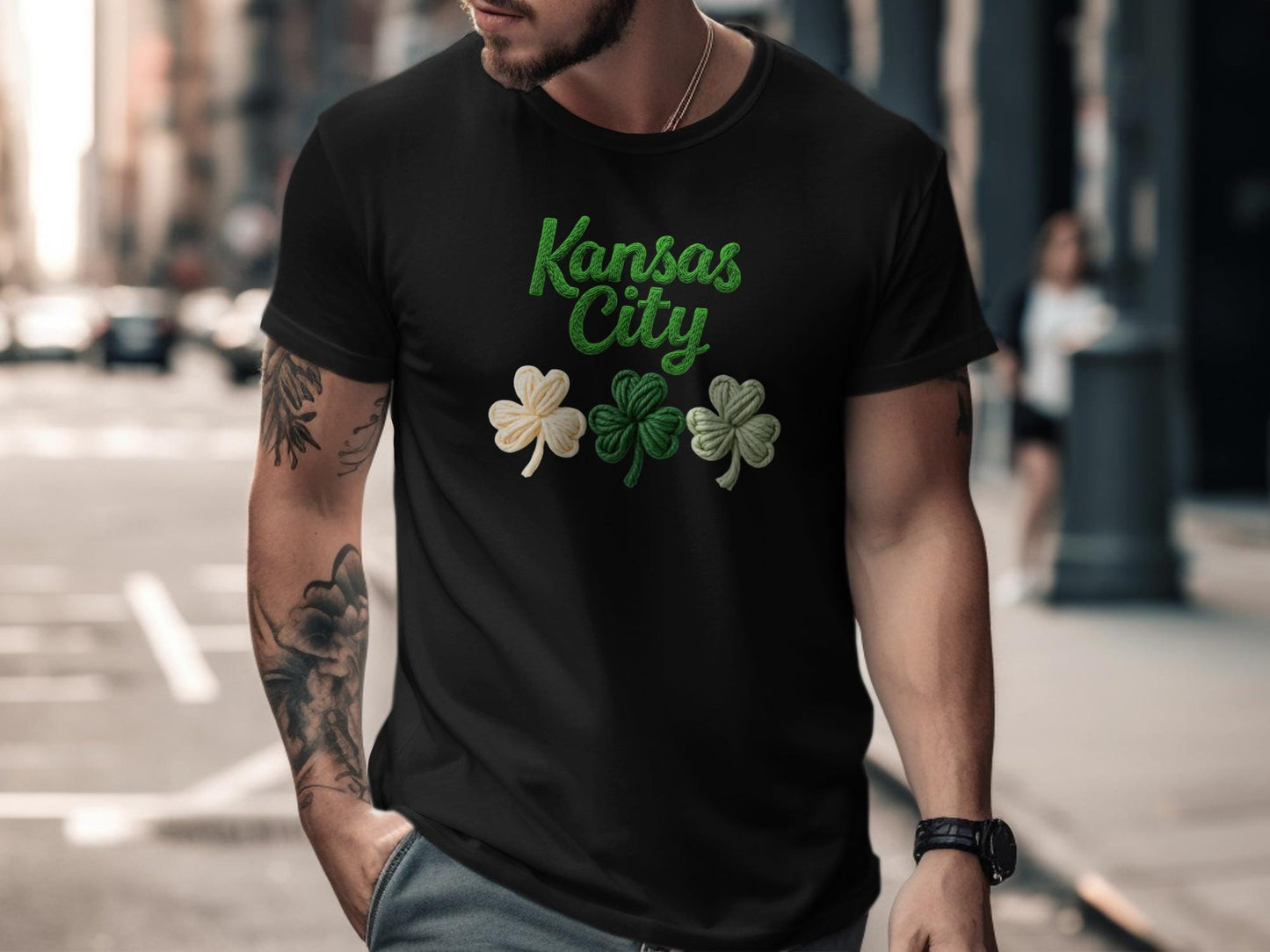 Kansas City Shamrock Shirt, St Patricks Day Style, KC Lucky Shamrock Shirt, Irish Pride Shirt, Matching Couple Shirt, March 17 graphic tee, KC parade shirt