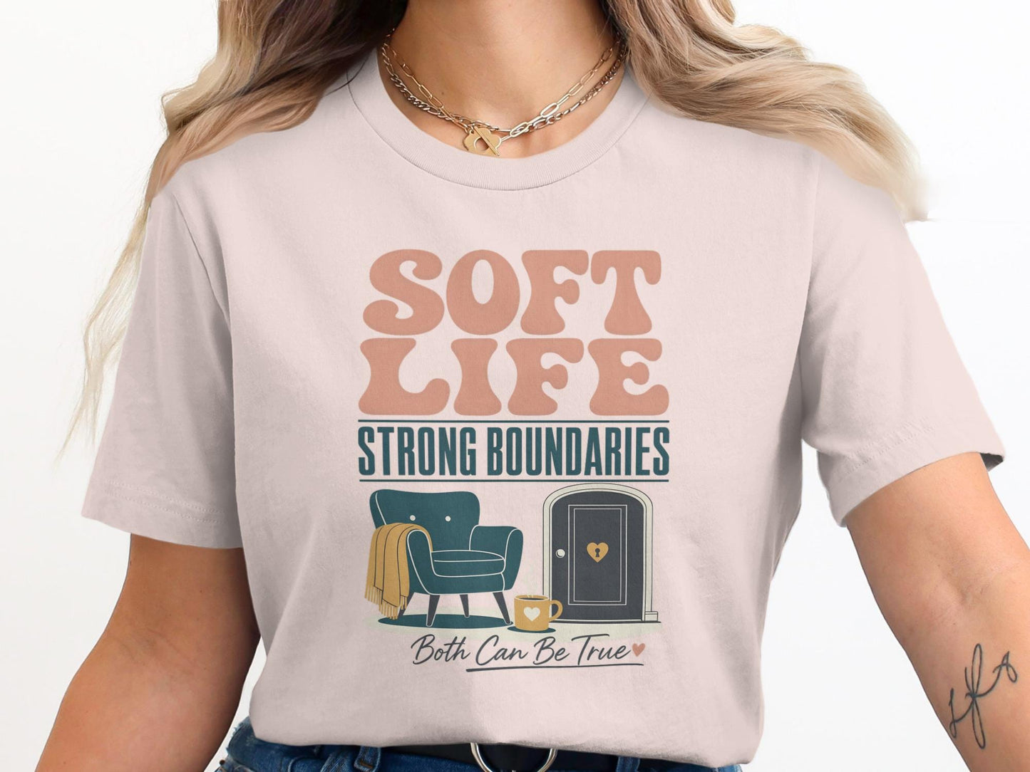 Graphic featuring text "SOFT LIFE STRONG BOUNDARIES Both Can Be True."