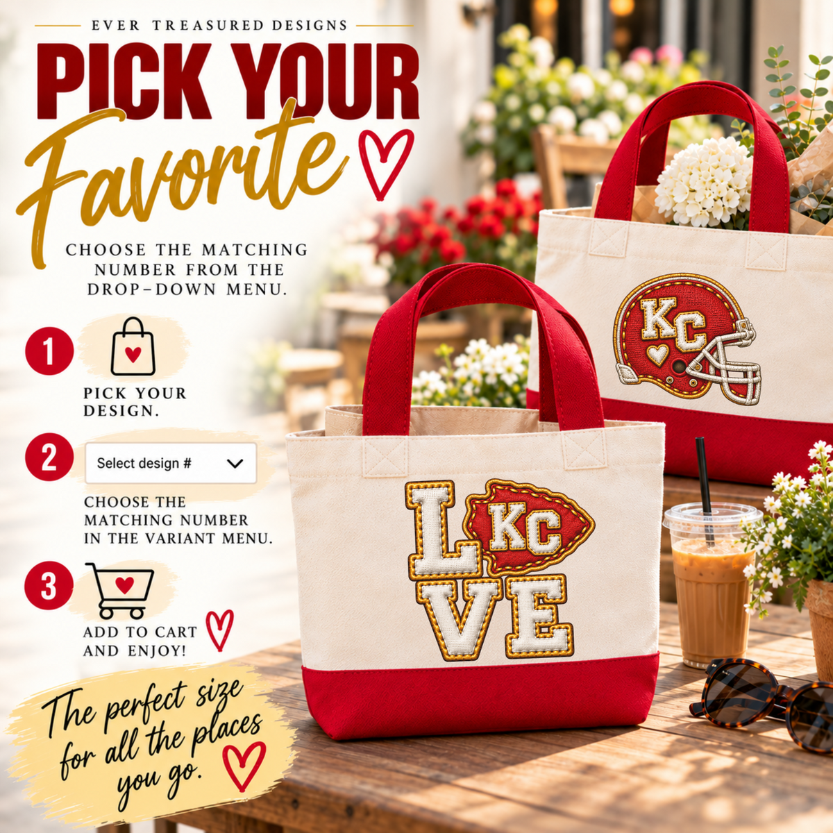 How to pick your KC Gameday Tote design