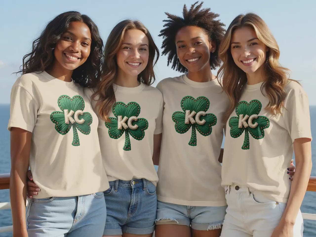 KC Shamrock Shirt | Kansas City St Patrick’s Day Tee | Lucky KC Era Graphic | Green Irish Game Day Outfit for March 17