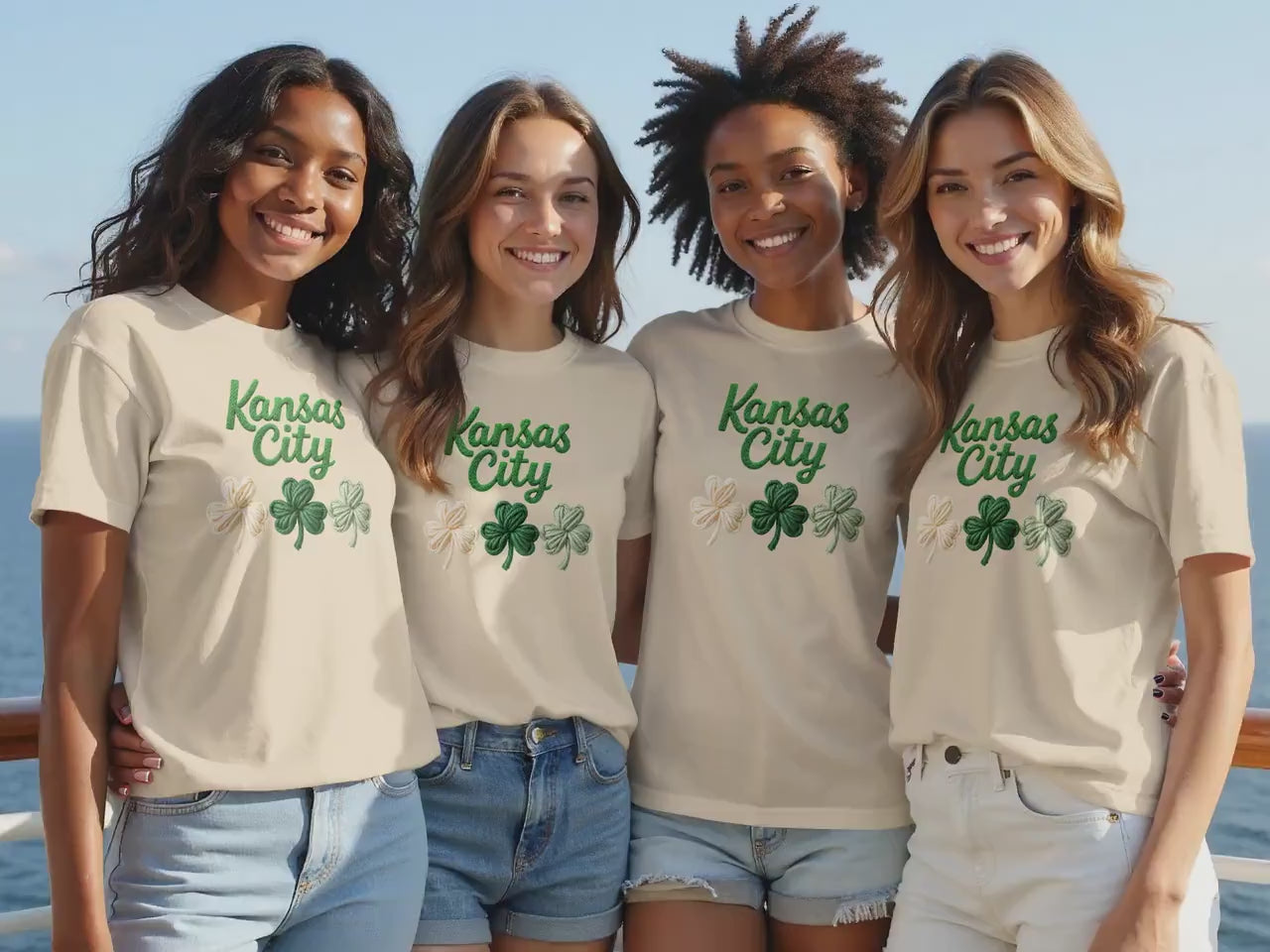 Kansas City Shamrock Shirt, St Patricks Day Style, KC Lucky Shamrock Shirt, Irish Pride Shirt, Matching Couple Shirt, March 17 graphic tee, KC parade shirt