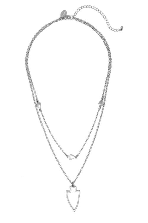 Arrowhead Layered Necklace